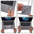 Наклейки на Macbook Pro 13 A1706/A1708/A1989 A2159/A2251/A2289/A2338 захисні вінілові Space Gray, фото 5