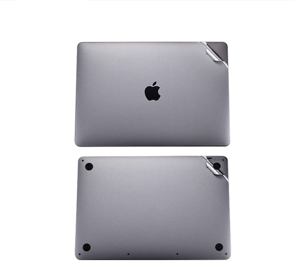 Наклейки на Macbook Pro 13 A1706/A1708/A1989 A2159/A2251/A2289/A2338 захисні вінілові Space Gray