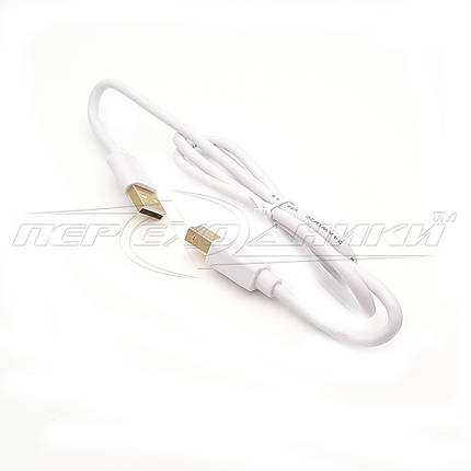 Кабель USB 2.0 AM — BM з феритом для принтера,0.8 м (висока якість), фото 3