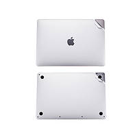 Наклейки на Macbook Pro 13 A1706/A1708/A1989/A2159 защитные виниловые Silver