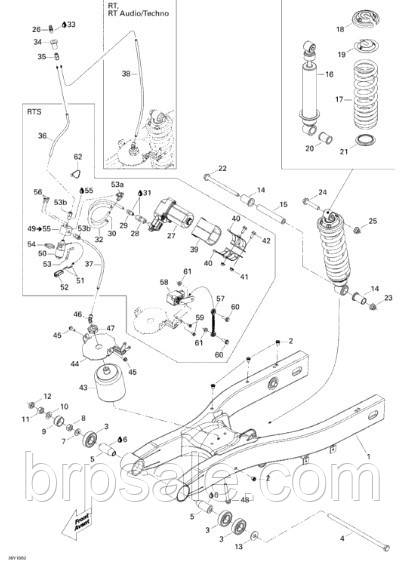 Внутрішня втулка Can-Am BRP Inside bushing