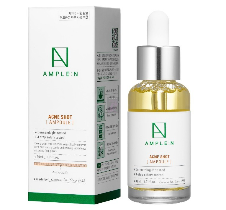 Ample:N Acne Shot Ampoule Сироватка для проблемної шкіри, 30 мл