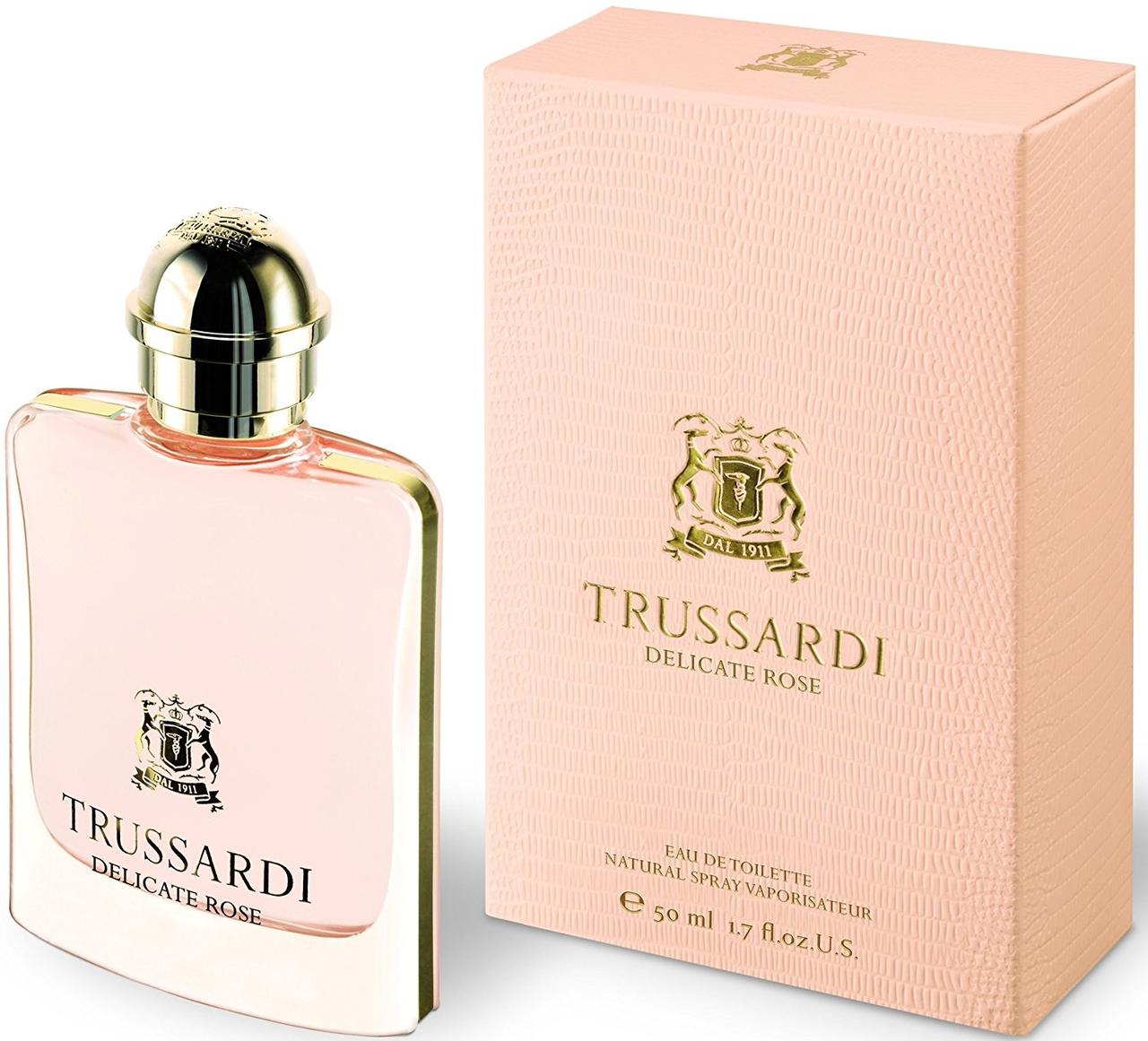 Trussardi Delicate Rose Туалетная вода 100 ml EDT (Трусарди Деликат Роуз Роза) Женский Парфюм Аромат Духи EDP - фото 1 - id-p1161032482