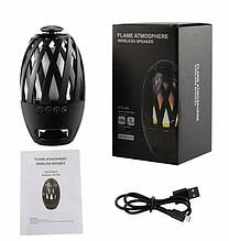 Портативна колонка Flame Atmosphere Wireless Speaker BTS-596