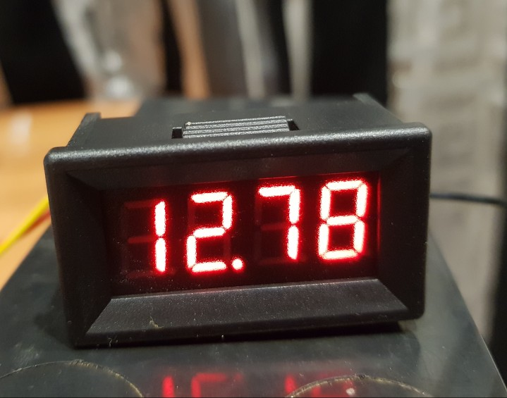 Цифровий Вольтометр DC 0-100V червоний з плаваючою комою, 4-x розрядний