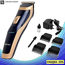 Бездротова машинка для стрижки волосся Gemei GM-6005, фото 4