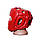 Боксерський шолом тренувальний PowerPlay 3043 Червоний S, фото 4