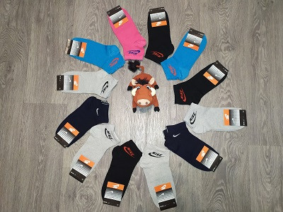 Шкарпетки жіночі спорт-найк, розмір 35-39 бавовна, демісезонні шкарпетки спортивні, шкарпетки Nike короткі