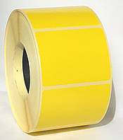 Етикетка самоклеюча 52х40 мм напівглянцева (1000 шт) жовта