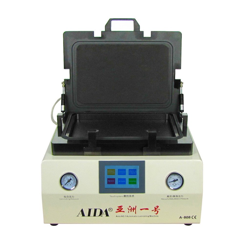 Апарат з вакуумним ламинатором і автоклавом AIDA A-808 12" з вбудованим насосом, ЖК-дисплеєм 10x188x 280мм, фото 1