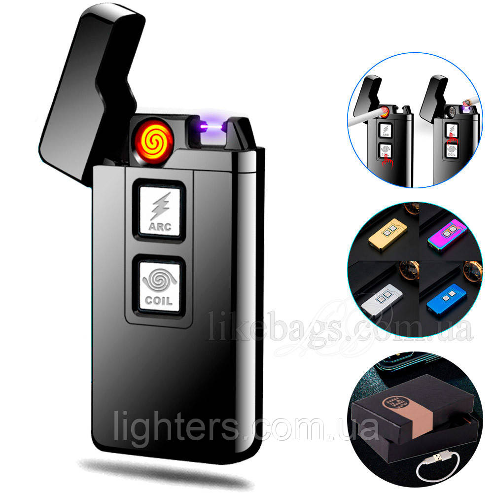 Запальничка usb + електроімпульсна LB 33488
