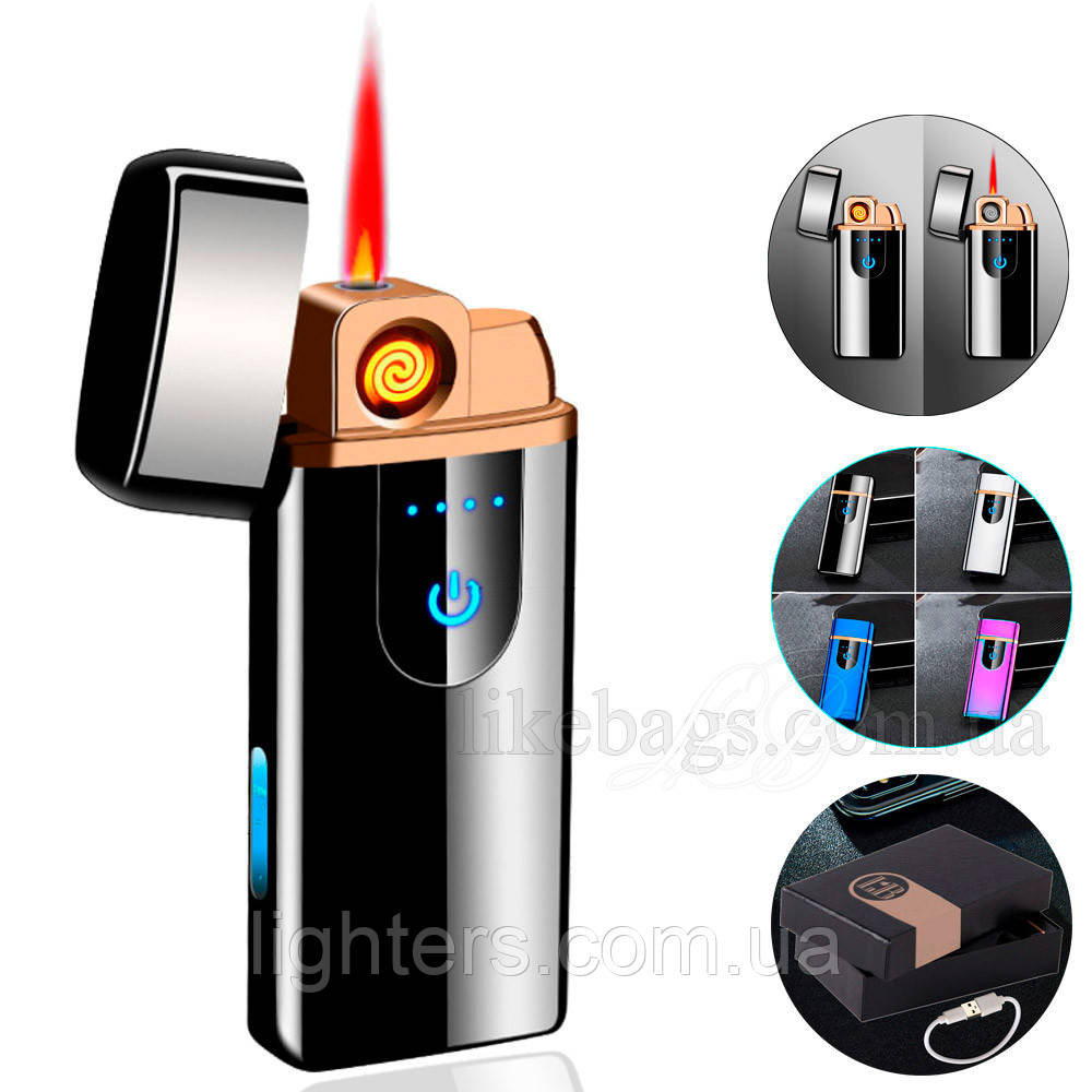 Запальничка usb + турбо сенсорна LB 33495