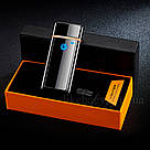 Електронна запальничка USB у подарунковій упаковці LG-496B, фото 3