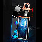 Електронна запальничка USB у подарунковій упаковці LG-496B, фото 4