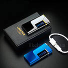Электроимпульсовая usb запальничка з акумулятором, фото 3