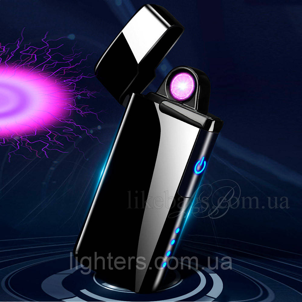 Usb запальничка чорна дуга