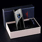 Електроімпульсна запальничка USB у подарунковій упаковці LG-475B, фото 2