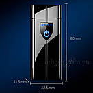 Електроімпульсна запальничка USB у подарунковій упаковці LG-475B, фото 6