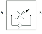Клапан регулюючий 50 л/хв 31.5 MPa, фото 2