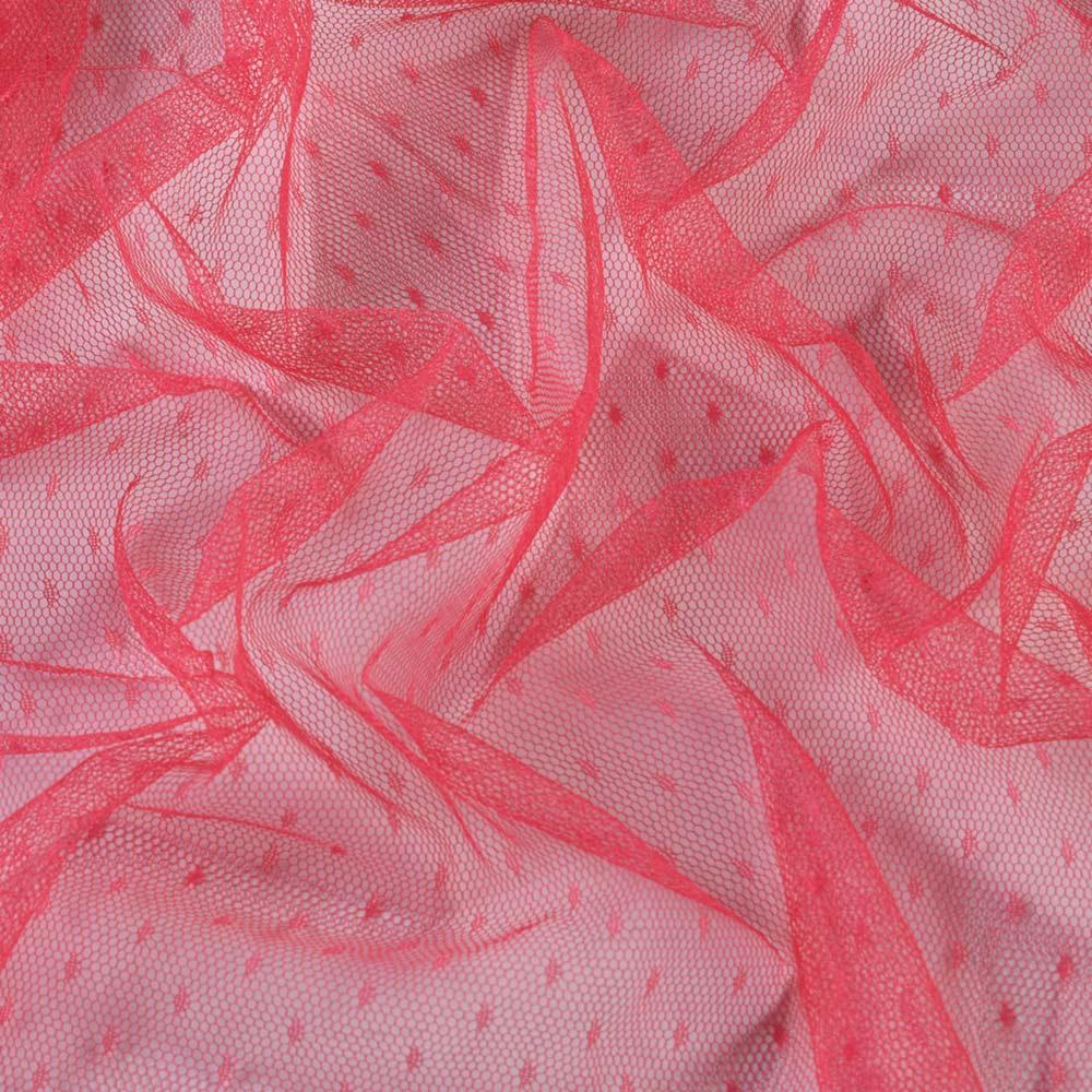 Сітка мушка дрібна рожево-червона, ш.145