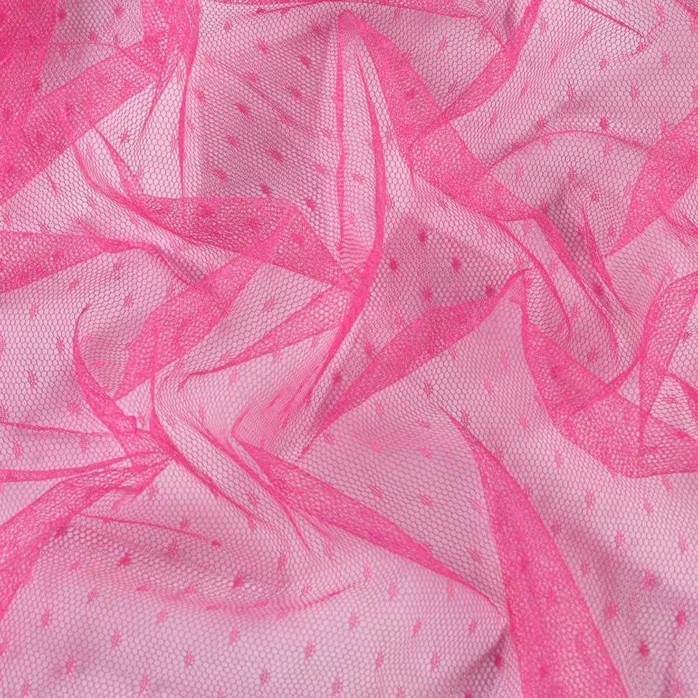 Сітка мушка дрібна фуксія, ш.155