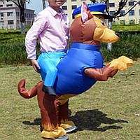 Надувний костюм Вершник на Собаці FZ1784