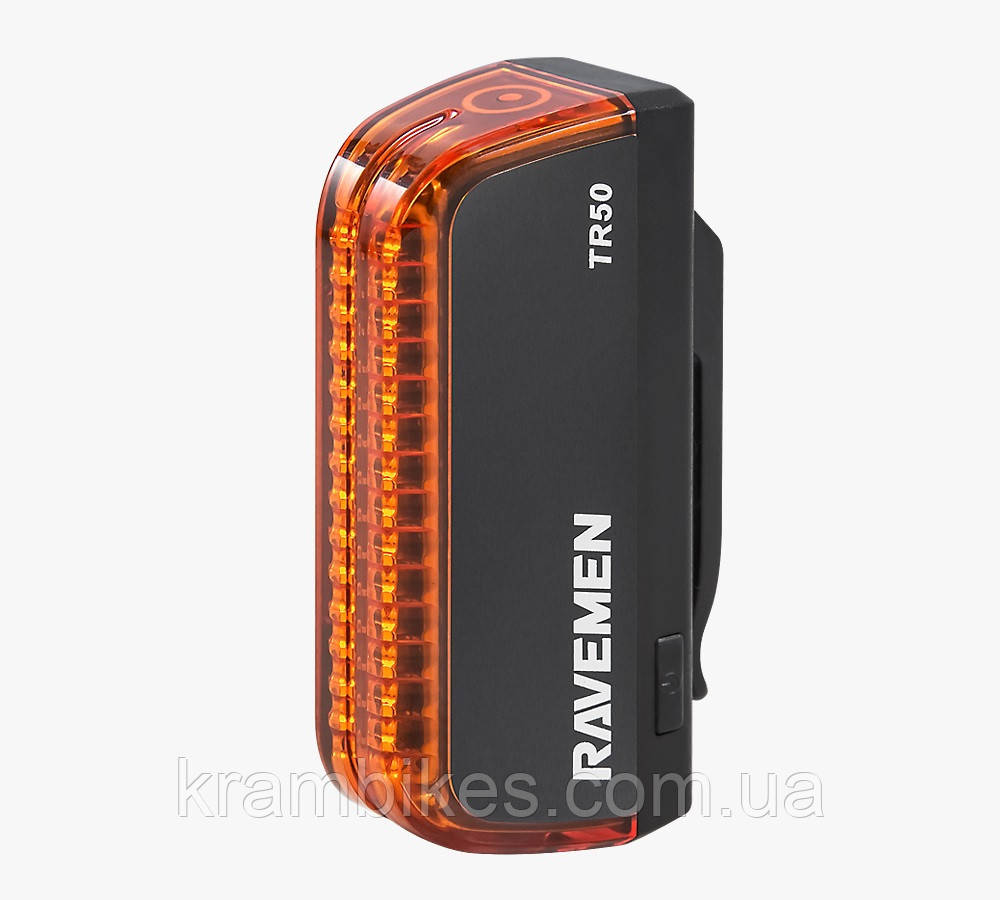 Світло заднє блимавка Ravemen TR50BK USB 50 Люмен Чорна