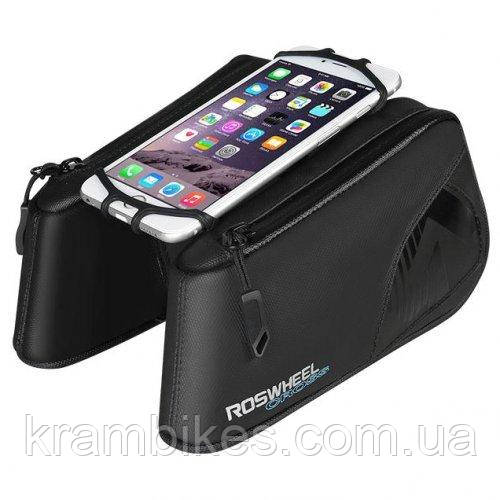 Сумка велосипедна на раму Roswheel  Essential 121453 чорна