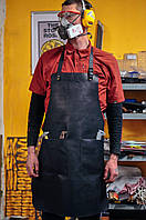 Шкіряний фартух для бариста, бармена, барбера