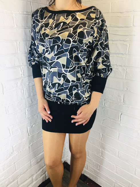 Туніка жіноча DY68590 YouSili сіра 48-50