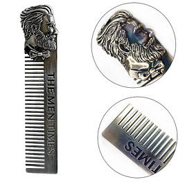 Гребінець металевий Barber The Men Time
