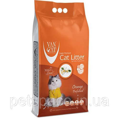 Бентонітовий наповнювач Van Cat Orange (Ван Кет Апельсин), 5кг.