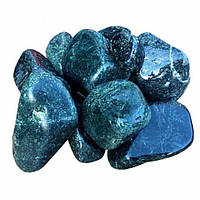 Камни для бани серпентинит мелкий в мешке 20 кг Хакасия (шлифованный) для электрокаменок 5-7 см