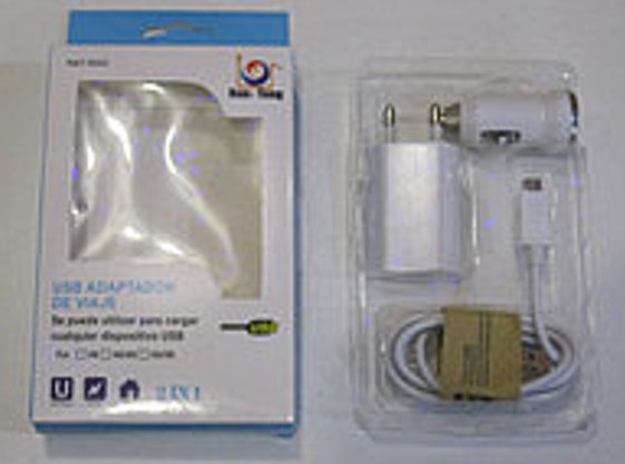 Мережевий адаптер + автозаряджання 8301, фото 1