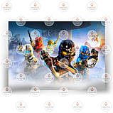 Друк їстівного фото — Вафельний папір — Лого Ніндзяго No10, фото 6