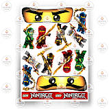 Друк їстівного фото — Вафельний папір — Лого Ніндзяго No10, фото 9