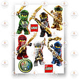 Друк їстівного фото — Вафельний папір — Лого Ніндзяго No10, фото 8