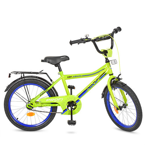 Велосипед для дитини PROF1 20" Y20102 Top Grade салатовий