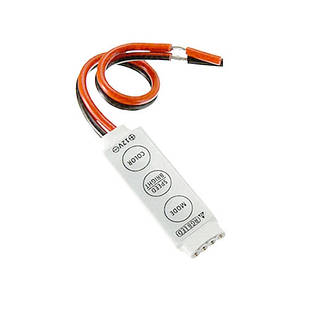 Контролер диммер 3к RGB LED стрічок, 12-24В, 3х2А