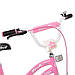 Велосипед PROF1 Star рожевий Y1891 розмір колеса 18 дюймів для дівчинки, фото 3