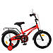 Червоний велосипед для дітей двоколісний PROF1 16" Y16211 Zipper, фото 3