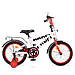 Велосипед двоколісний біло-червоний дитячий PROF1 16" T16172 Flash, фото 2