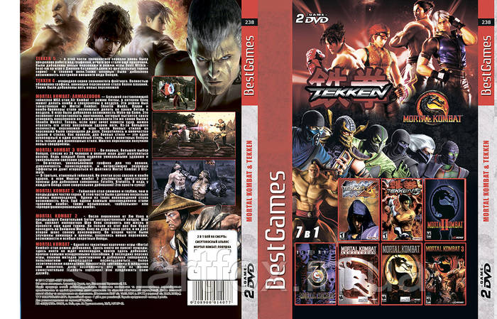 Сборник игр PS2 7в1: Mortal Kombat & Tekken (ID#159402023), цена: 50 ...