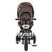 Дитячий велосипед із батьківською ручкою M 3200А-13 триколісний шоколад, фото 3