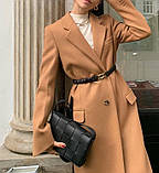 Сумка клатч жіноча стильна плетені модна. Сумочка трендова з плетінням (рожева), фото 4