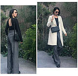 Сумка клатч жіноча стильна плетені модна. Сумочка трендова з плетінням (рожева), фото 5