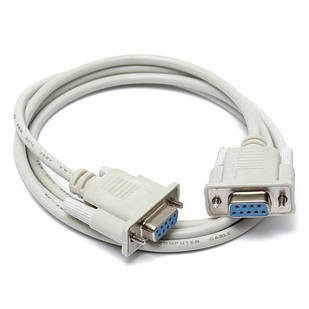 Нуль-модемний кабель RS232 DB9 COM мама-мама 1.4м