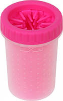 Лапомойка для собак и кошек стакан для мытья лап животных Soft pet foot cleaner Pink (Для маленьких) Розовый