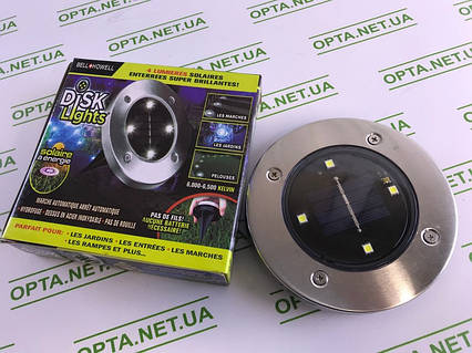 Світильник Disk lights на сонячних батареях