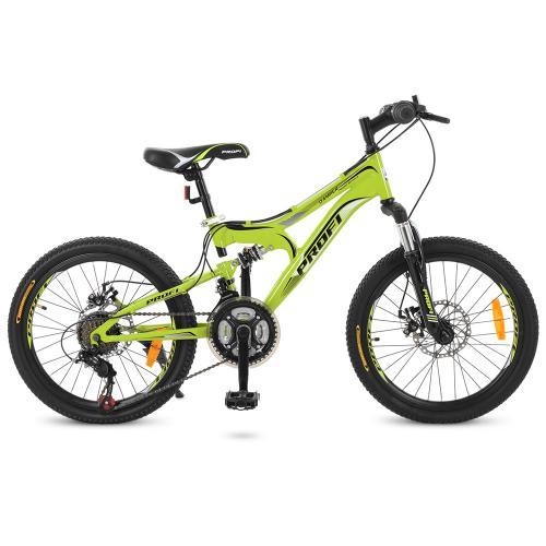 Спортивний велосипед для дітей G20DAMPER S20.4 колеса 20 дюймів зелений